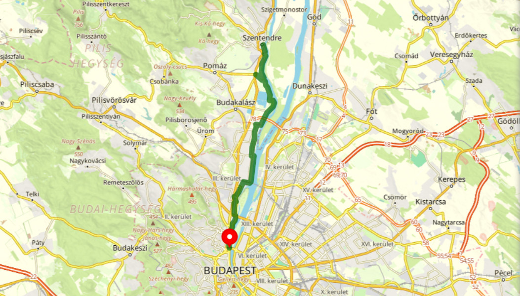 budapest szentendre térkép Budapest Szentendre kerékpáros összekötő útvonal budapest szentendre térkép Budapest Szentendre kerékpáros összekötő útvonal