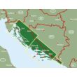 Dalmát-tengerpart 2 / Sibenik - Split - Vis térkép (Freytag)
