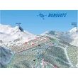 Szamokov és Borovets (turistautak és sípályák) térkép