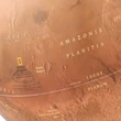 Cartographia  - MARS Gömb 30cm - körtalpas, világító