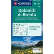 Cartographia K 688 Brenta-csoport (Brentai-Dolomitok), Madonna di Campiglio, Andalo, Molveno turistatérkép 9783990443323