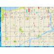 Chicago laminált térkép