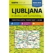 Cartographia Ljubljana és környéke turistatérkép kalauzzal 3830048522564