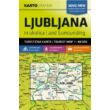Cartographia Ljubljana és környéke turistatérkép kalauzzal 3830048522564