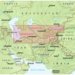 Közép-Ázsia térkép