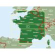 Franciaország térkép (Freytag)