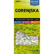 Cartographia Felső-Krajna/Gorenjska turistatérkép kalauzzal 3830048522502