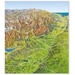 CartographiaAlpok panorámatérkép (íves) - 9783575017581