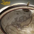 Cartographia - Földgömb Zoffoli EXPLORA Antique white 40 cm, antik - Bárgömb