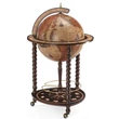 Cartographia - Földgömb Zoffoli EXPLORA Honey brown 40 cm, antik - Bárgömb
