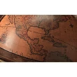 Cartographia - Földgömb Zoffoli GIASONE 40 cm, antik - Bárgömb tálalókocsival