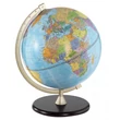 Cartographia Földgömb Zoffoli JAMES COOK (light blue) 33 cm - fatalp, fém meridián 