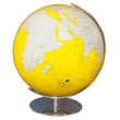 Cartographia Földgömb Swarovski kristállyal - világítós, sárga kontúrral 34 cm - ARTLINE YELLOW 9783955243197