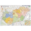 Cartographia Magyarország közigazgatása járásokkal / Magyarország autótérkép DUO falitérkép 68 X 49 - Stiefel 9789638528339