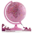 Cartographia PINK ZOO világító földgömb 25cm-állatvilág tematikával, angol nyelvű-8007239976399