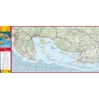 Horvátország és Montenegró, Adria part Comfort térkép