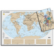 Cartographia Föld országai, kaparós világtérkép arany 84 x 57 - Stiefel 9789639939806