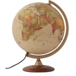 Cartographia Földgömb 30cm COLOMBO antik, világító, fatalpas, angol-8000623000854