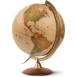 Cartographia Földgömb 30cm COLOMBO antik, világító, fatalpas, angol-8000623000854