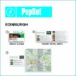 Edinburgh PopOut várostérkép