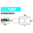 Edinburgh PopOut várostérkép