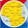 Olaszország résztérkép 1:200 000- Emilia Romagna