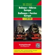 Cartographia Európai vasutak és kompok térkép - Freytag - 9783707916898