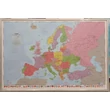 Európa politikai falitérkép 91,5x61 cm - keretezett