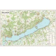 Cartographia Balaton szabadidő falitérkép - választható méret és kivitel - 9789633539798