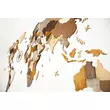 Cartographia Világtérkép 3D fa puzzle falitérkép 130x70 cm - mix-5999570430070