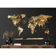 Cartographia Világtérkép 3D fa puzzle falitérkép 130x70 cm - mix-5999570430070