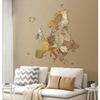 Cartographia Európa 3D fa puzzle falitérkép 110x108 cm - mix (magyar)