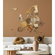 Cartographia Európa 3D fa puzzle falitérkép 110x108 cm - mix (magyar)