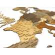 Cartographia Európa 3D fa puzzle falitérkép 110x108 cm - mix (magyar)