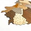 Cartographia Magyarország 3D fa puzzle falitérkép 100x62 cm - mix