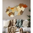 Cartographia Magyarország 3D fa puzzle falitérkép 100x62 cm - mix