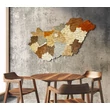 Cartographia Magyarország 3D fa puzzle falitérkép 100x62 cm - mix