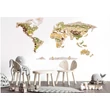 Cartographia  Világtérkép - A világ állatai - fa puzzle falitérkép 130x70 cm