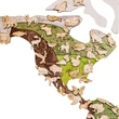 Cartographia  Világtérkép - A világ állatai - fa puzzle falitérkép 130x70 cm