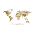 Cartographia  Világtérkép - A világ állatai - fa puzzle falitérkép 130x70 cm