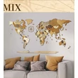 Cartographia Világtérkép 3D fa puzzle falitérkép 130x70 cm - mix (angol)-5999570430186