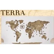 Cartographia Világtérkép 3D fa puzzle falitérkép - terra