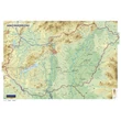 Cartographia Magyarország domborzata falitérkép - választható méret és kivitel