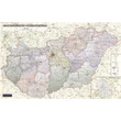 Cartographia Magyarország közigazgatása I. falitérkép - választható méret és kivitel