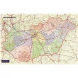 Cartographia Magyarország közigazgatása wandi falitérkép 68x45 cm - választható kivitel