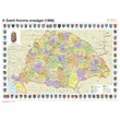 Cartographia A Magyar Szent Korona országai 1886 falitérkép - választható méret és kivitel