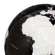 Cartographia - Földgömb Swarovski kristállyal - világítós, fekete kontúrral 34 cm - ARTLINE BLACK