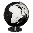 Cartographia Földgömb Swarovski kristállyal - világítós, fekete kontúrral 34 cm - ARTLINE BLACK 9783955243050
