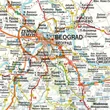 Cartographia Szerbia-Montenegró-Koszovó-Észak-Macedónia térkép (Freytag) 9783707924657