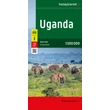 Cartographia Uganda térkép (Freytag) 9783707923636